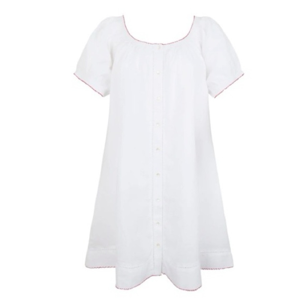 Minnow for women white cotton cover up dress size xs